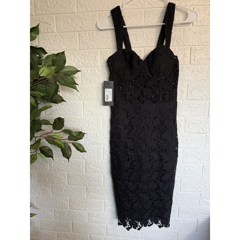 Marciano by Guess Luca Lace Corset Dress Black Size 0 2YGK479738Z